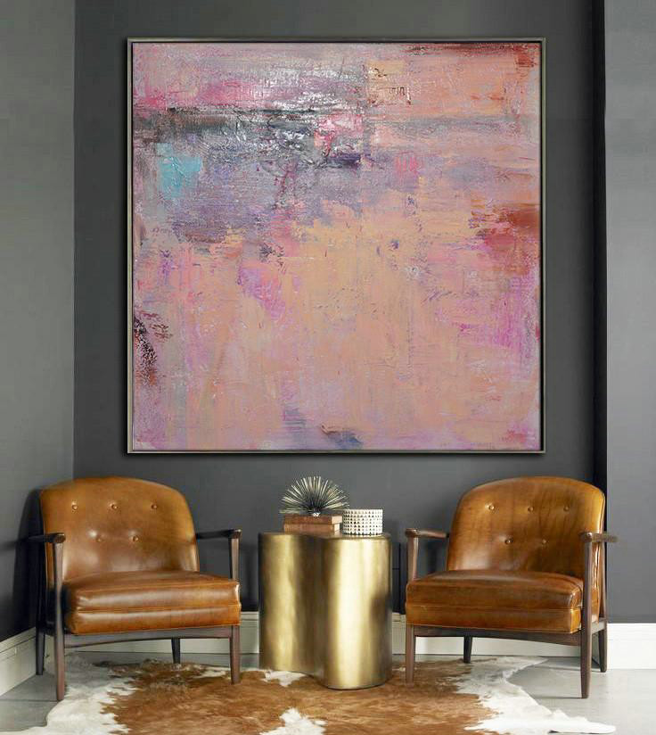 Original Painting Hand Made Large Abstract Art,Oversized Contemporary Art,Hand Painted Original Art,Nude,Blue,Purple,Pink.etc